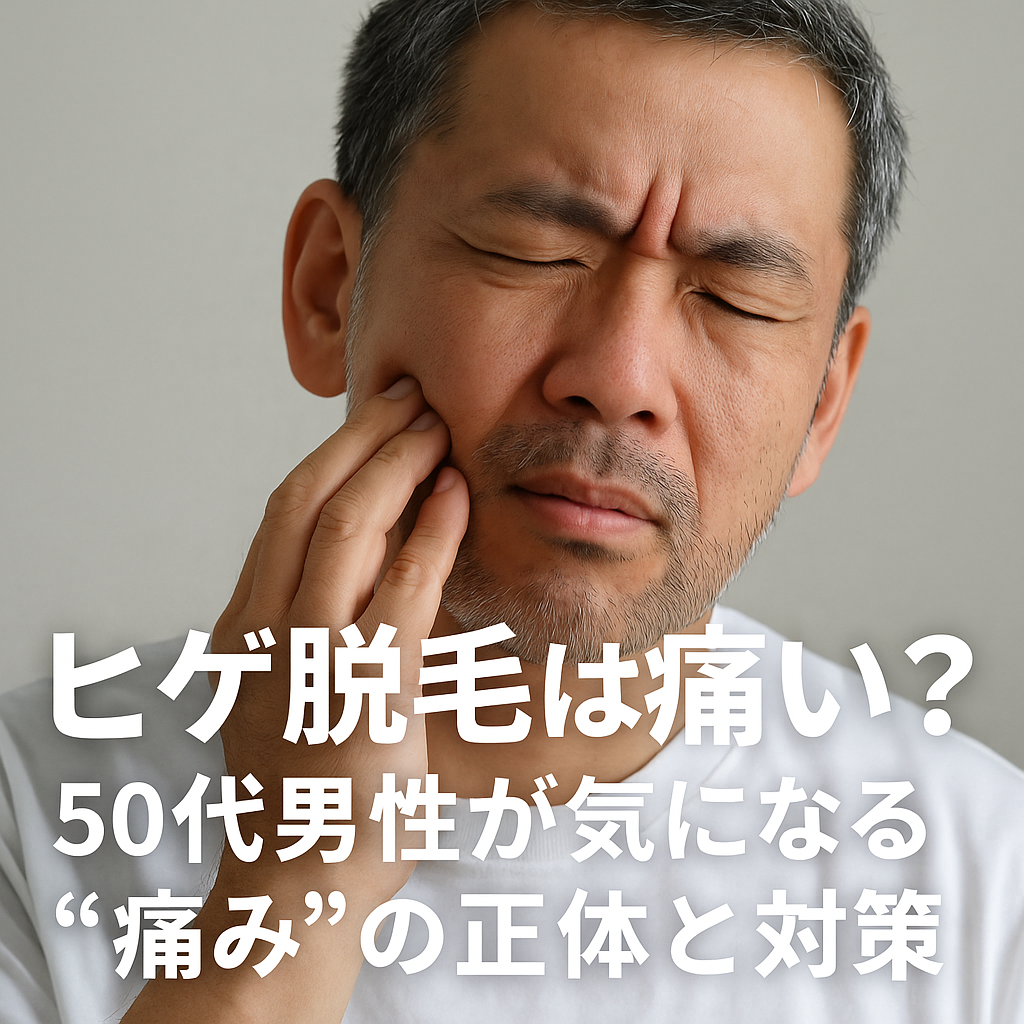 ヒゲ脱毛は痛いか